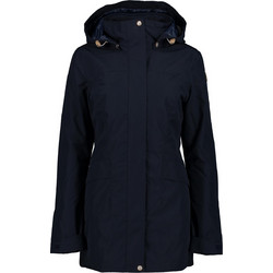 Icepeak Γυναικείο Μπουφάν Χειμωνιάτικο Softshell Μακρύ Navy Μπλε 6-53070-575-390