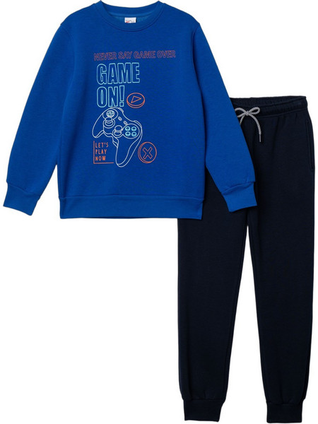 Funky Παιδικό Σετ Φόρμας Royal Blue Μαύρο 227-117101-2