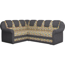 PoliHome King II Butterfly Γωνιακός Καναπές Αριστερή Γωνία Πολύχρωμος 243x190x105cm 161342299