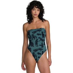 RVCA Ολόσωμο Μαγιό Strapless Πετρόλ Μαύρο 23O3016050