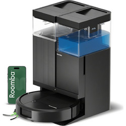 iRobot Roomba Plus 515 Combo N285040 Σκούπα Ρομπότ για Σκούπισμα & Σφουγγάρισμα με Χαρτογράφηση και Wi-Fi