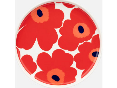 Marimekko Oiva Unikko Πιάτο Ρηχό Κεραμικό 20cm 075539