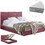 HomeMarkt Briley Κρεβάτι Υπέρδιπλο Υφασμάτινο με Αποθηκευτικό Χώρο Στρώμα & Μηχανισμό Ανύψωσης 160x200cm HM10765.02