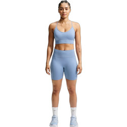 Nike Pro Seamless Γυναικείο Κολάν Ποδηλατικό Ψηλόμεσο Γαλάζιο IF1210-486