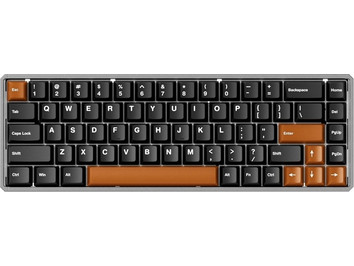 Akko MOD68 HE Ασύρματο Μηχανικό Gaming Πληκτρολόγιο 65% με Magnetic Διακόπτες RGB Black Brown