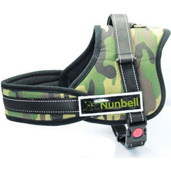 Nunbell Camo Σαμαράκι Σκύλου Γιλέκο Anti-Pull Χακί XL