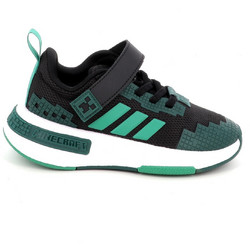 Adidas Minecraft Παιδικά Αθλητικά Παπούτσια για Τρέξιμο Μαύρα Πράσινα KK4642