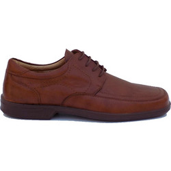 Boxer Ανδρικά Σκαρπίνια Derby Δερμάτινα Καφέ 10064