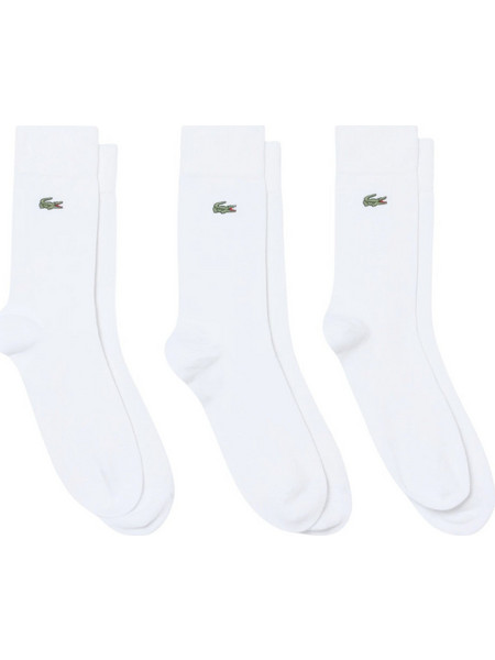 Guess Βαμβακερές Ανδρικές Κάλτσες Ψηλές Λευκές 3Pack RA9261-001