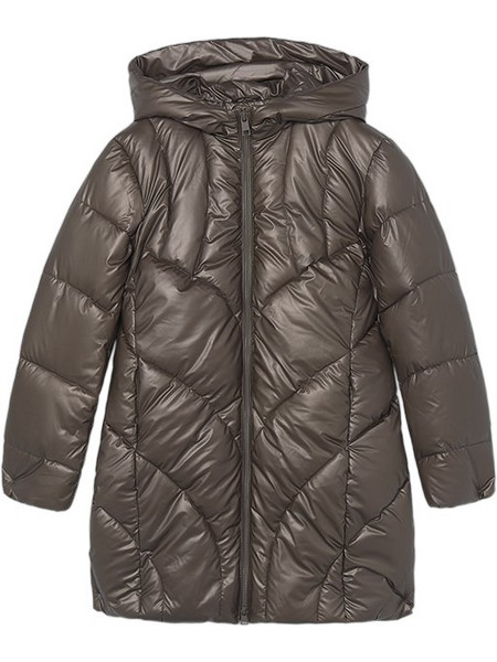 Mayoral Παιδικό Μπουφάν Χειμωνιάτικο Puffer Καφέ 16-07442-076