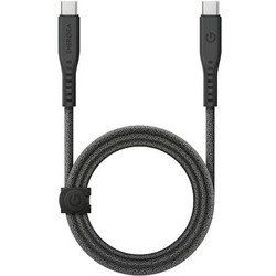 Energea CBL-FLCC-BLK150M Braided USB-C to USB-C 240W 1.5m Black