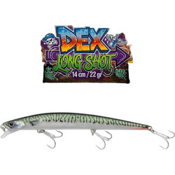 Berkley DEX Long Shot Τεχνητό Δόλωμα Ψαράκι 14cm 22gr Green Mackerel