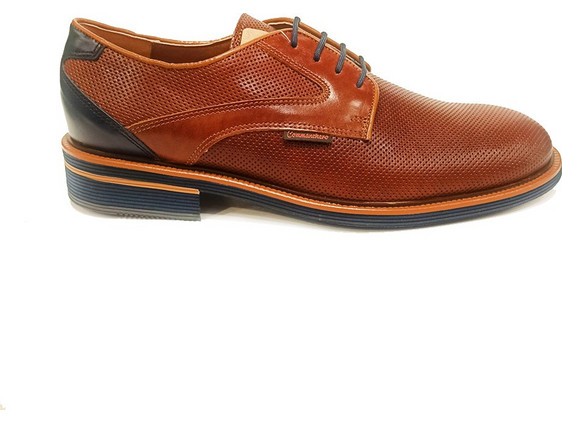 Commanchero Bootswear Ανδρικά Σκαρπίνια Derby Δερμάτινα Ταμπά 91748
