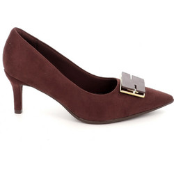 Piccadilly Γόβες Suede με Τακούνι Στιλέτο Καφέ 772004-3