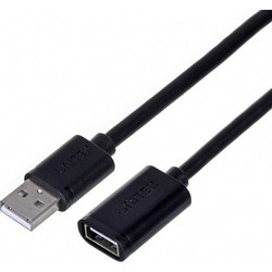 Unitek Y-C418GBK Καλώδιο USB-A Male 2.0 to USB-A Female 5m Black