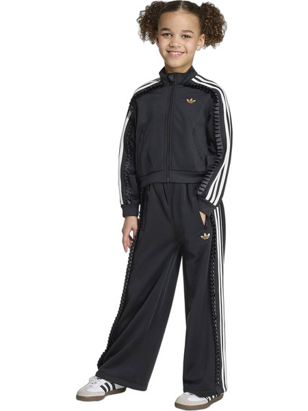 Adidas Παιδικό Σετ Φόρμας Μαύρο KR6591