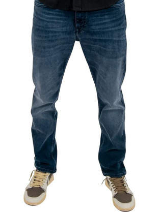 Hugo Boss Delaware Bo Ανδρικό Τζιν Παντελόνι Slim Εφαρμογή Navy Μπλε 50571765-410