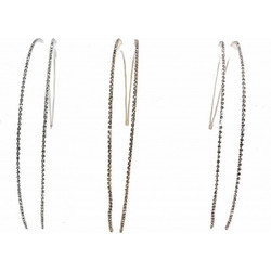 RO Accessories Στέκα Μαλλιών Μεταλλική Στρας Ροζ Χρυσή C52513-3