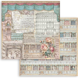 Stamperia Venice City of Art Theatre Χαρτόνι Πολύχρωμο 30.5x30.5cm SBB10760