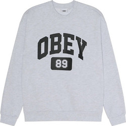 Obey Ανδρικό Φούτερ Γκρι 111600105-ASH