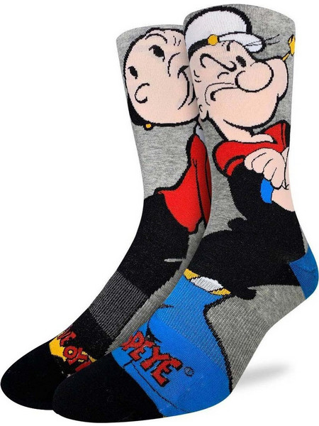 Good Luck Sock Popeye And Olive Ανδρικές Κάλτσες Ψηλές με Σχέδια Πολύχρωμες GLS-4251