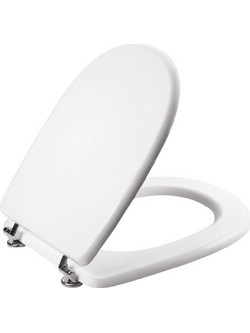 Elvit 1247 Καπάκι Λεκάνης D-Shape Πλαστικό Λευκό 45.5x37cm 1247-ELVIT