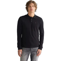 Wrangler Ανδρική Μπλούζα Polo Μακρυμάνικη Καφέ 112386872