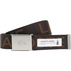 Lacoste Jacquaed Ανδρική Ζώνη Υφασμάτινη Μαύρη RC4115-T74