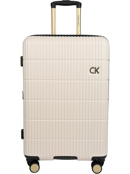 Calvin Klein Astoria LH418AS6 Βαλίτσα Μεσαία 67x45x27cm με 4 Ρόδες Μπεζ
