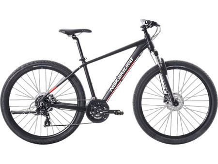 Nakamura Furious Mountain Bike 27.5" Αλουμινίου με 16 Ταχύτητες και Δισκόφρενα Μαύρο