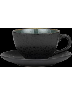 Bitz Gastro Φλιτζάνι Cappuccino & Τσαγιού Κεραμικό Μαύρο Πράσινο 240ml 821344