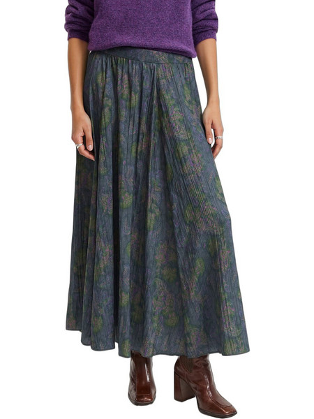 La Redoute Collections Μακριά Φούστα με Μοτίβο Λαχούρια
