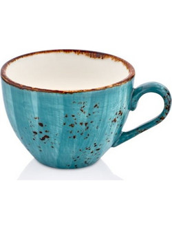 By Bone Infinity Σετ Φλιτζάνια Cappuccino & Τσαγιού Πορσελάνης Τιρκουάζ 220ml 6τμχ 1171170