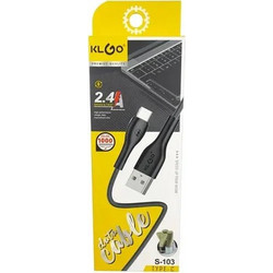 KLGO S-103 USB-A to USB-C 1m Black