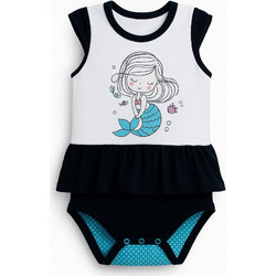 Beboulino Life Better With A Cat Φορμάκι Αμάνικo για Κορίτσι Navy Μπλε 80107200001