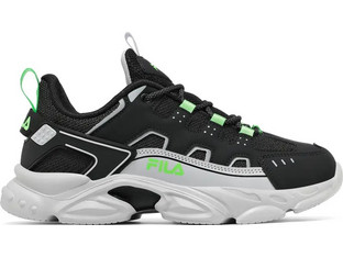Fila Memory Spinel 3 Παιδικά Sneakers Μαύρα Πράσινα 3YF51022-036