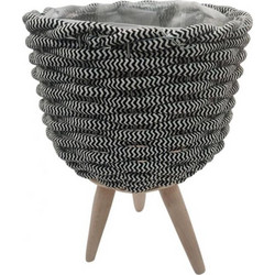 Plastona Κασπώ Δαπέδου με Πόδια Γκρι 20.5x17x32cm 00.06.61174