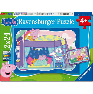 Παιδικό Puzzle Ravensburger Good Night Peppa 2x24 Κομμάτια