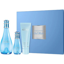 Davidoff Cool Water Woman Eau de Toilette 100ml + 15ml + Body Lotion 75ml