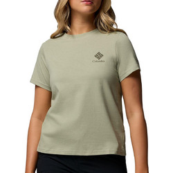 Columbia Rolling Bend Graphic SS Tee Γυναικείο Αθλητικό T-Shirt Πράσινο Mint 2120021-347