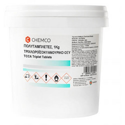 Chemco Πολυταμπλέτες Τριχλωροϊσοκυανουρικο Οξύ 1kg
