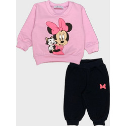 Action Minnie Mouse Παιδικό Σετ Φόρμας Ροζ Μαύρο 12200086
