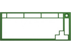 Glorious GMMK Pro Forest Green Frames Πληκτρολογίου GATA-1663