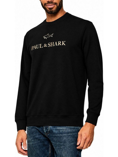 Paul & Shark Ανδρικό Φούτερ Μαύρο 15311822-11D