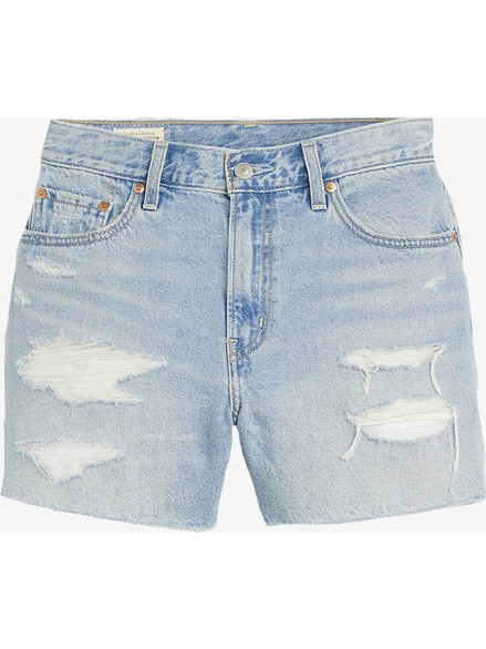 Levi's Ribcage Γυναικείο Σορτς Τζιν Γαλάζιο 005DS-0002