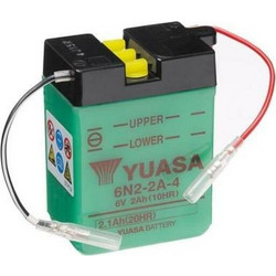 Yuasa Μπαταρία Μοτοσυκλέτας 6N2-2A-4 2.1Ah