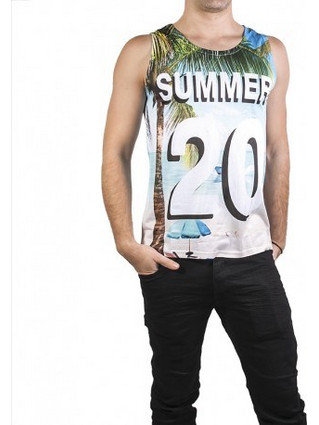 V-store Unisex Μπλούζα Πολύχρωμη με σχέδιο 9900315