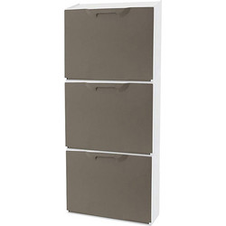ArtPlast Παπουτσοθήκη Πλαστική Γκρι 237.513TO 51x17.3x123cm