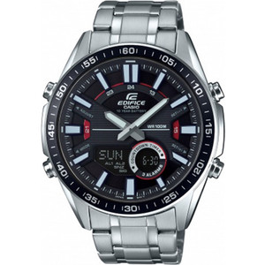 Casio Edifice Ανδρικό Ρολόι Χρονογράφος με Ασημί Μεταλλικό Μπρασελέ EFV-C100D-1AVEF Casio Edifice Ανδρικό Ρολόι Χρονογράφος με Ασημί Μεταλλικό Μπρασελέ EFV-C100D-1AVEF