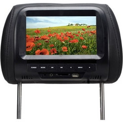 7 Inch Car Headrest Monitor TFT LED Digital Screen Pillow Monitor MP5 Player & USB and SD Functions - Alibay S1207